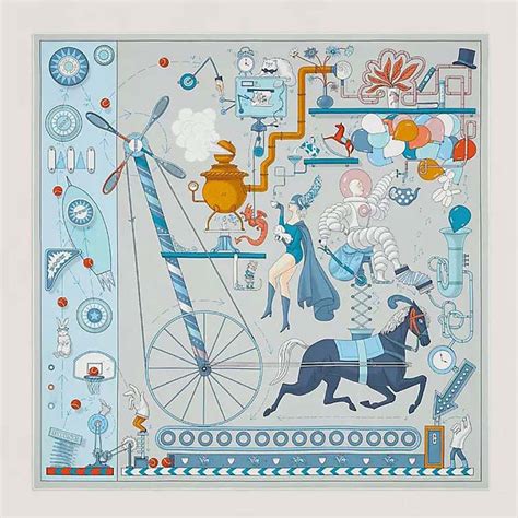 hermes tea for two scarf|Tea for Two scarf 90 .